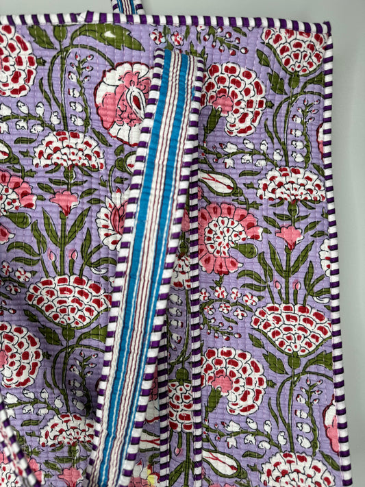 Large Floral Tote Bag