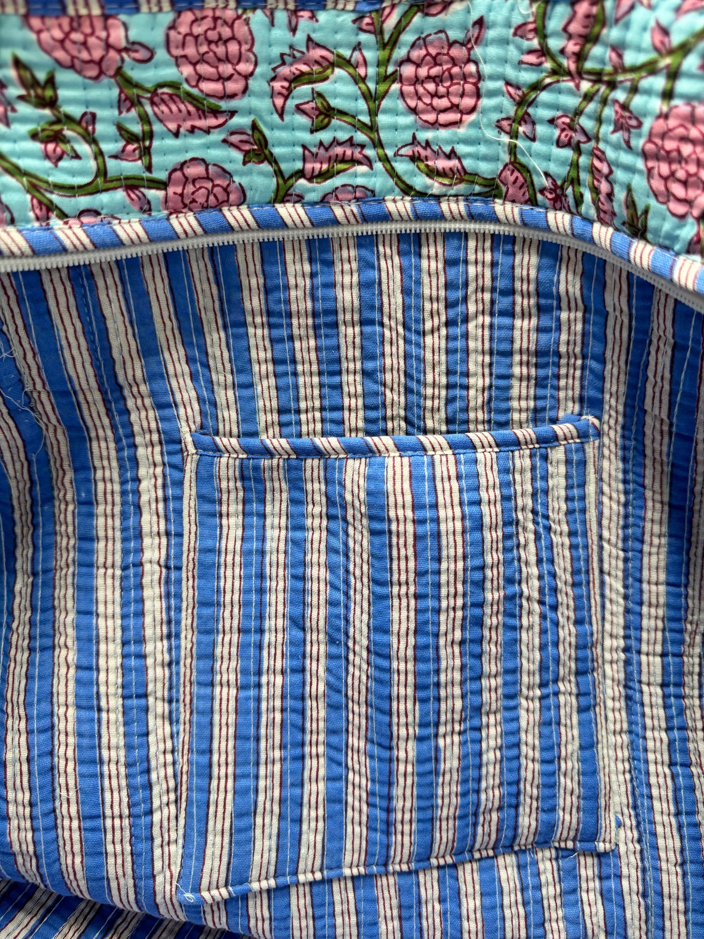 Large Floral Tote Bag