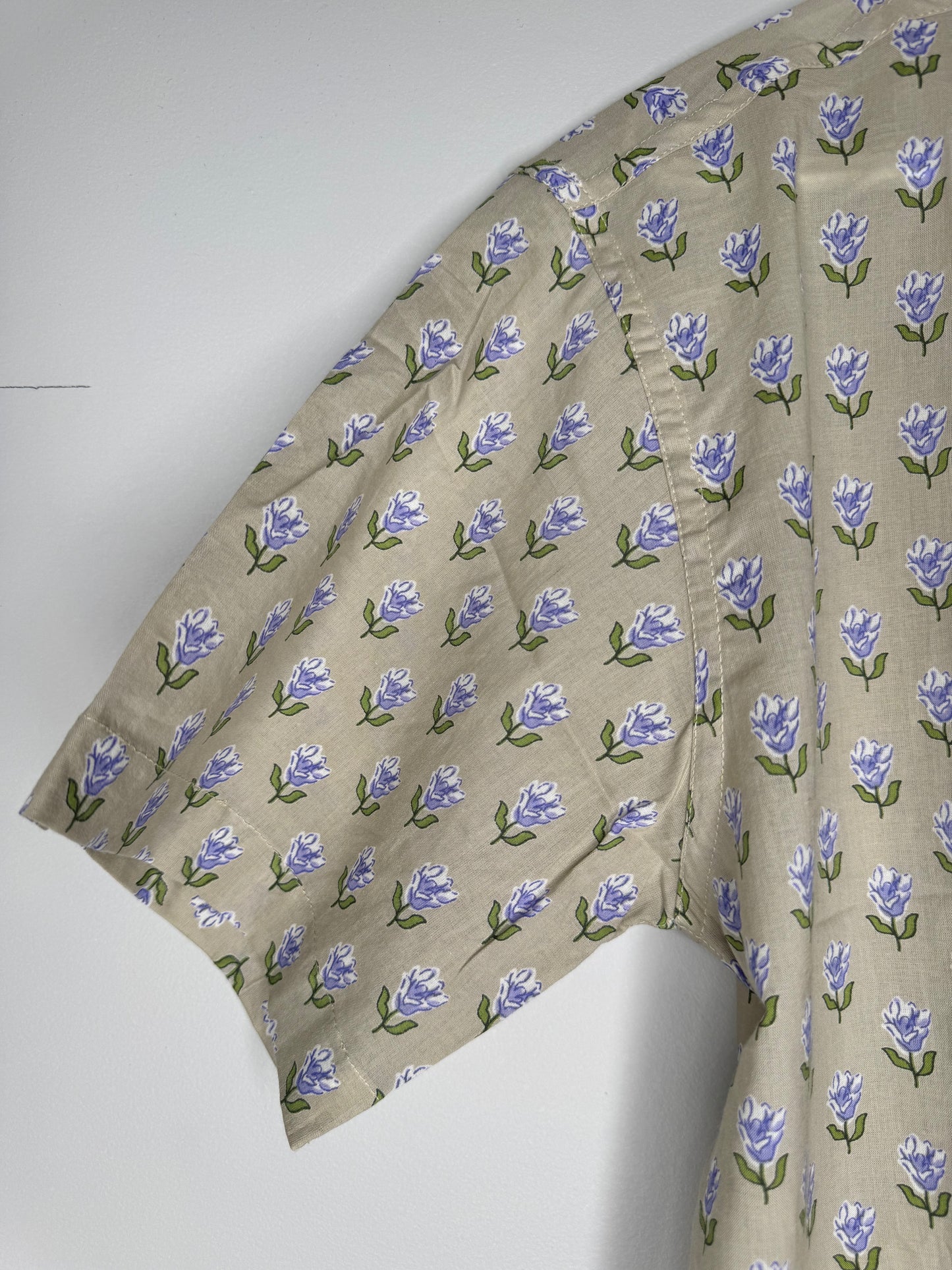 Half Sleeve Round Collar Shirt