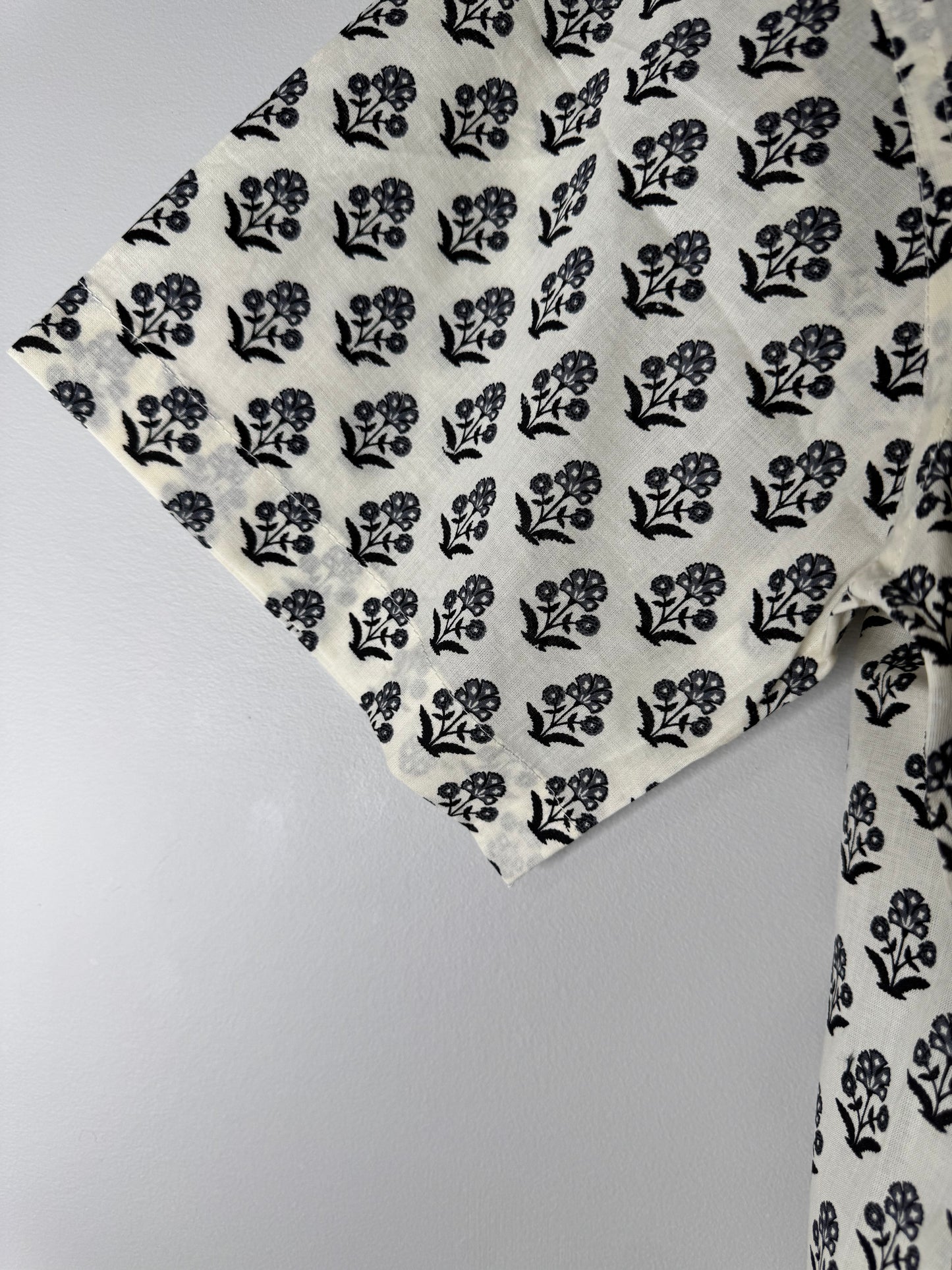 Half Sleeve Round Collar Shirt