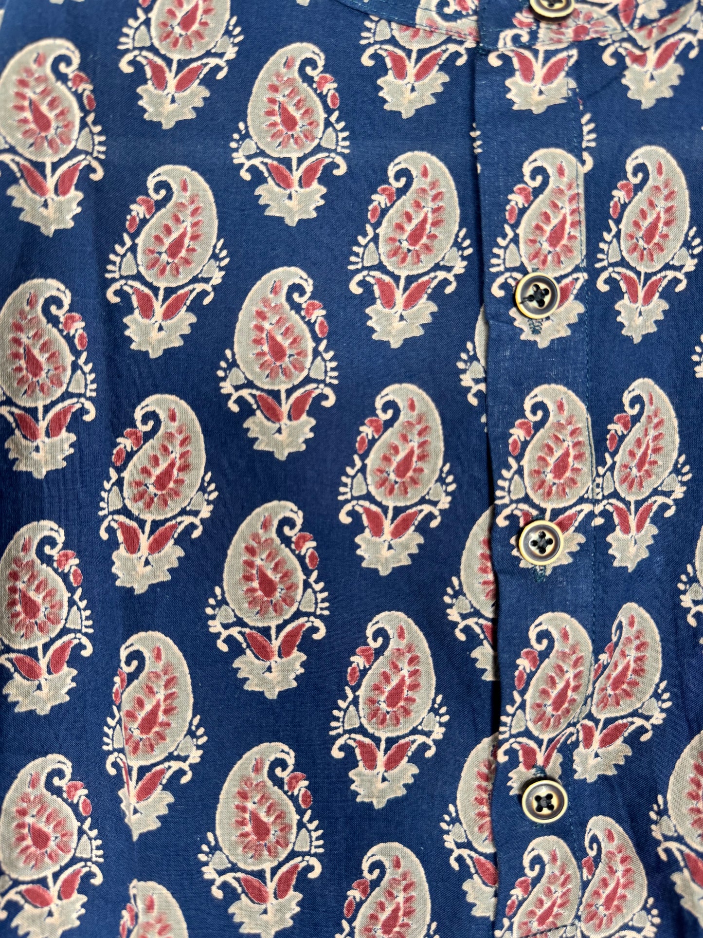 Half Sleeve Round Collar Shirt