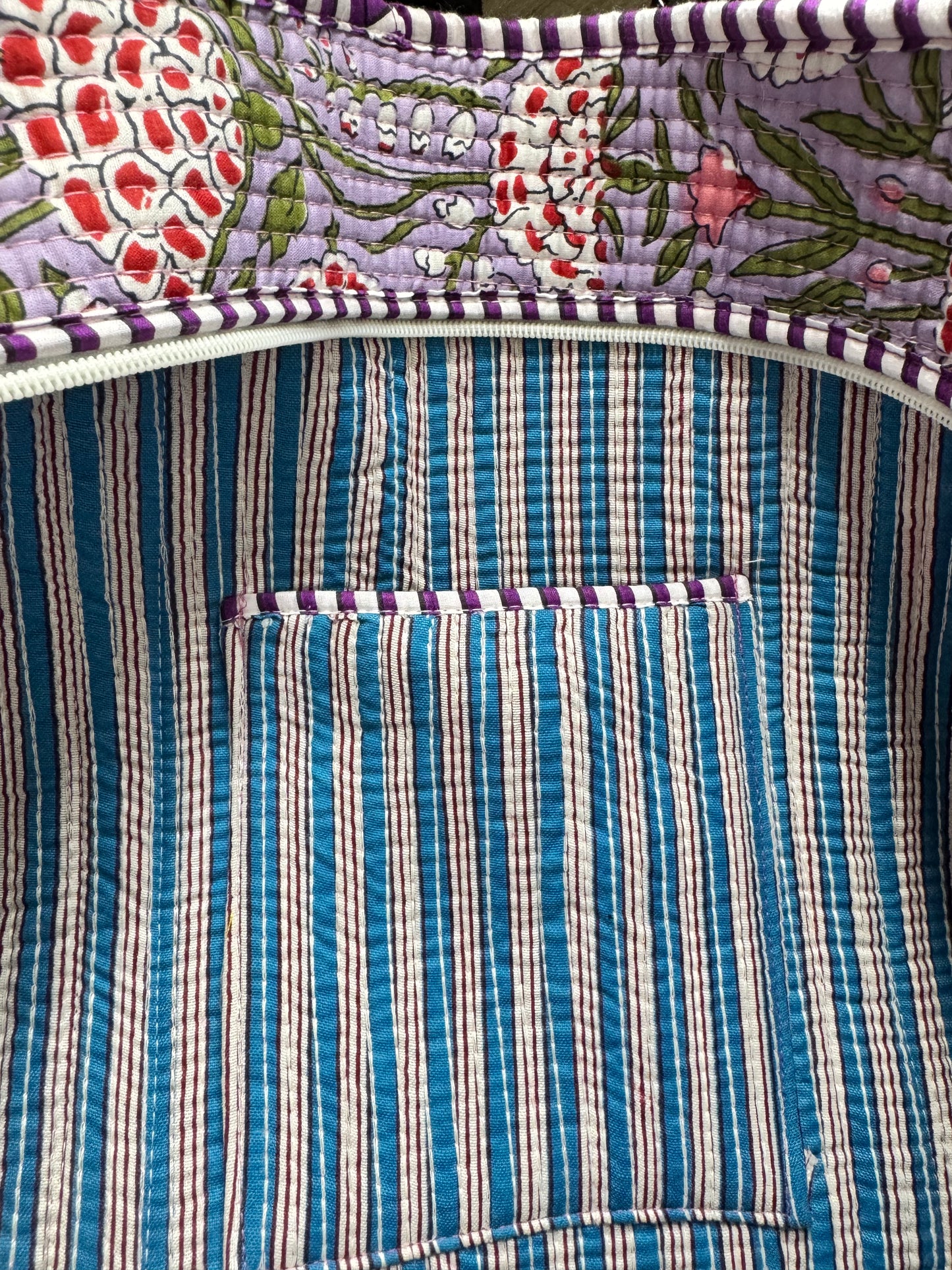 Large Floral Tote Bag